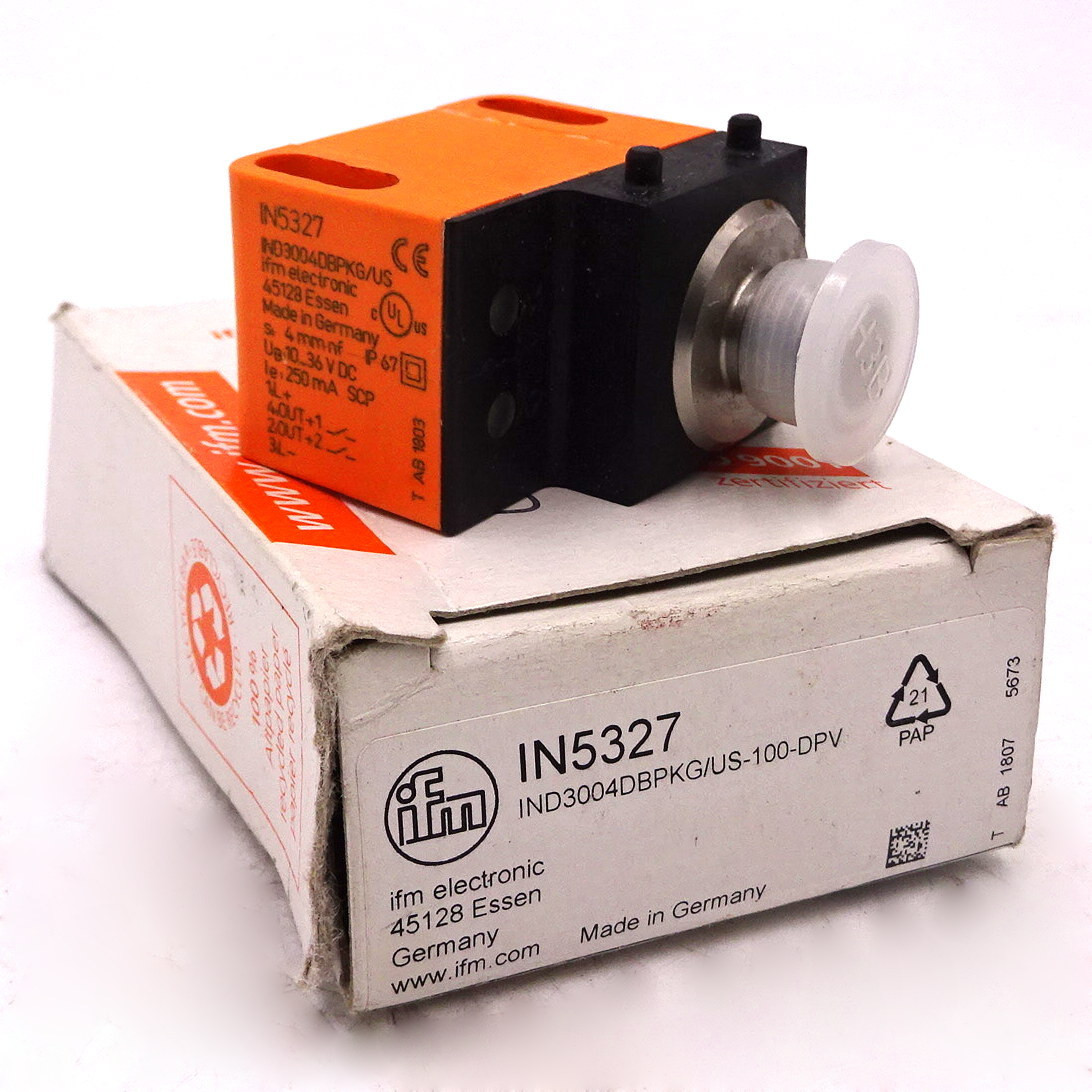 Inductive Sensor IN5327 Ifm For Valve Actuators 36VDC 250mA 4mm - Axxa